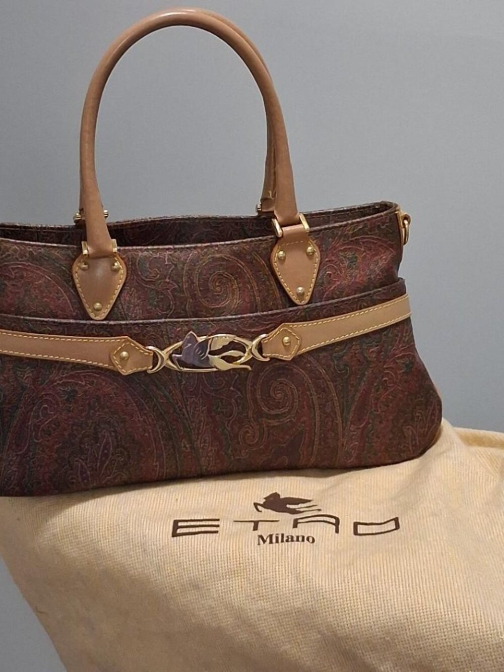 Vintage Etro Paisley Bag with Dust Cover - Exc Con